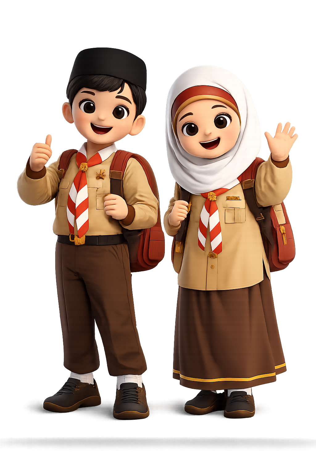 Siswa Pramuka 3D